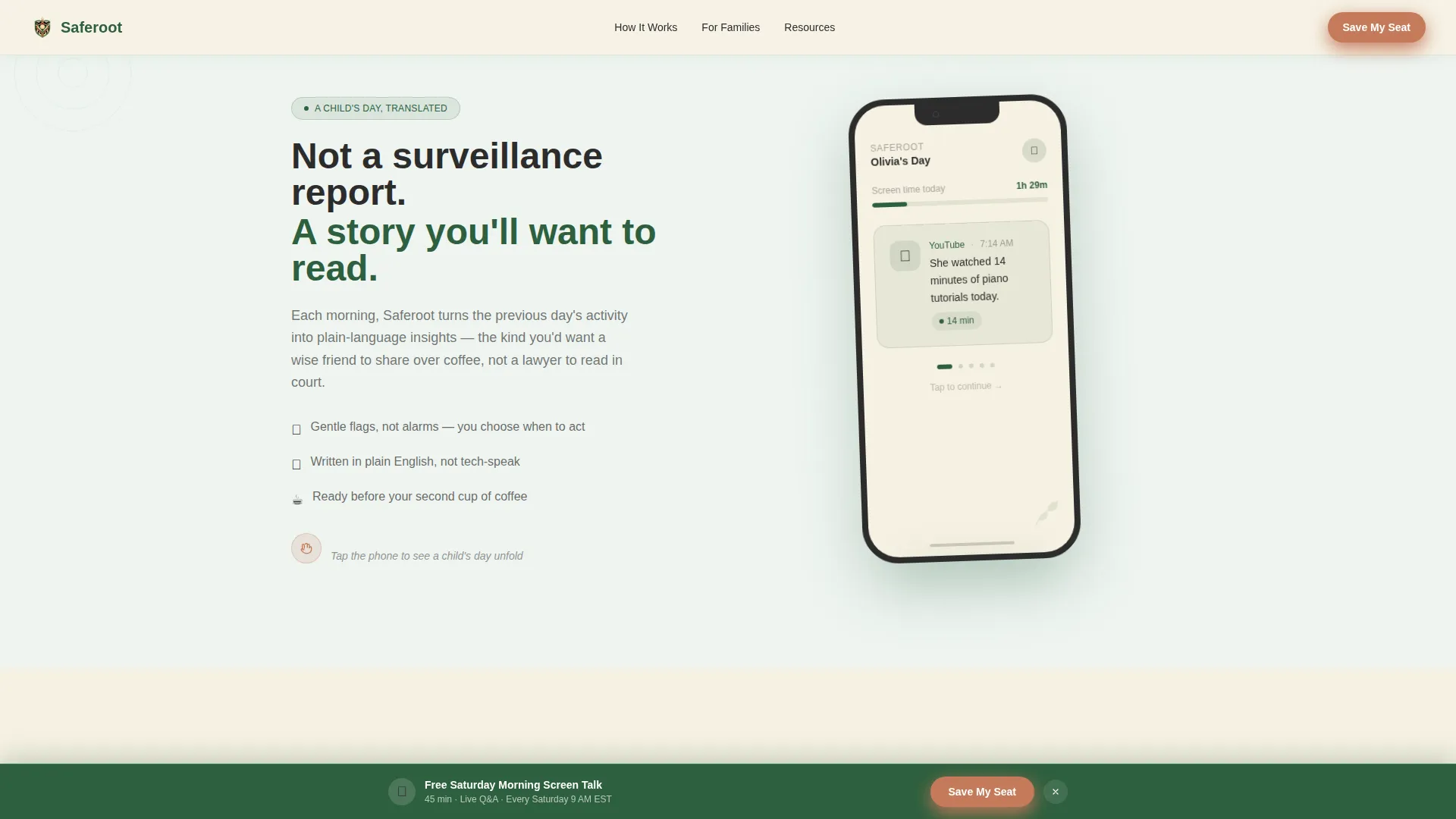 Trusted Parental Control Landing Page Template