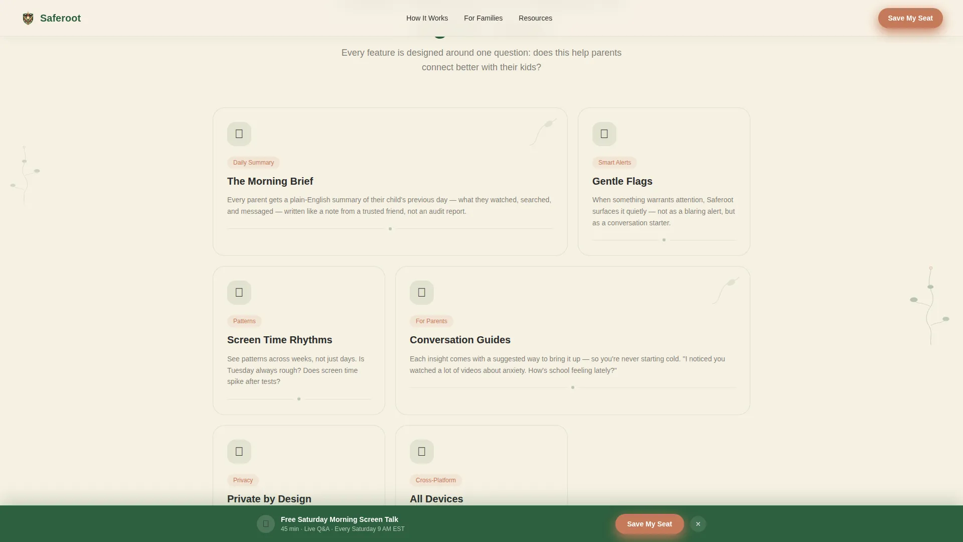 Trusted Parental Control Landing Page Template