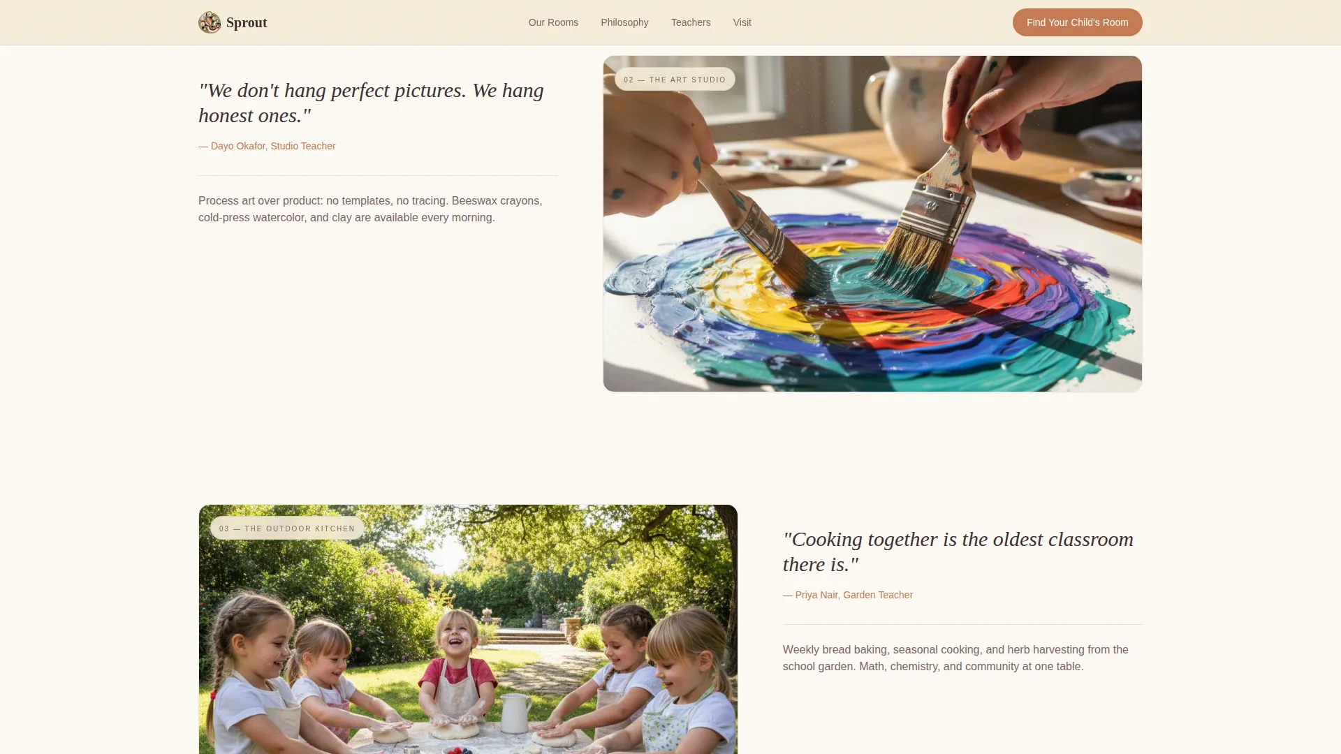 Preschool & Play School Booking Website Template