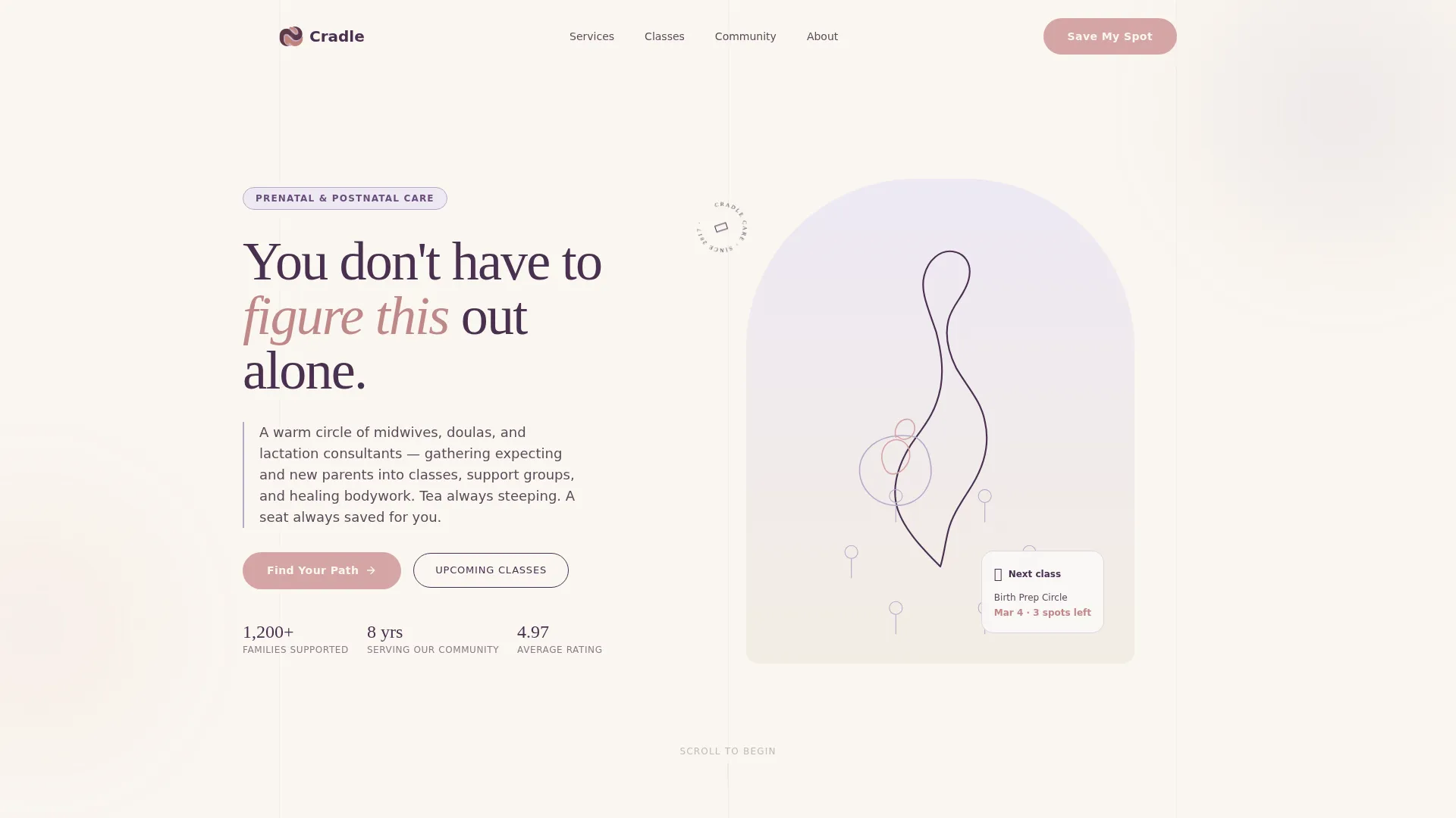 Maternity & Baby Care Professional Website Template