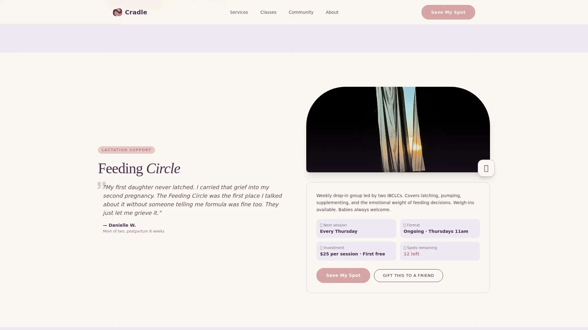 Maternity & Baby Care Professional Website Template