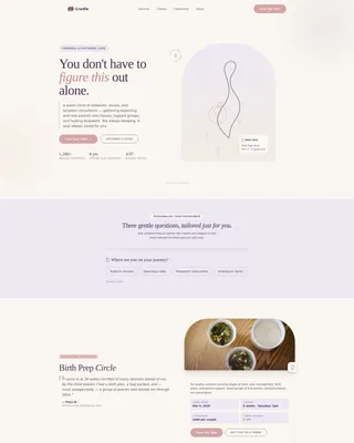 Maternity & Baby Care Professional Website Template