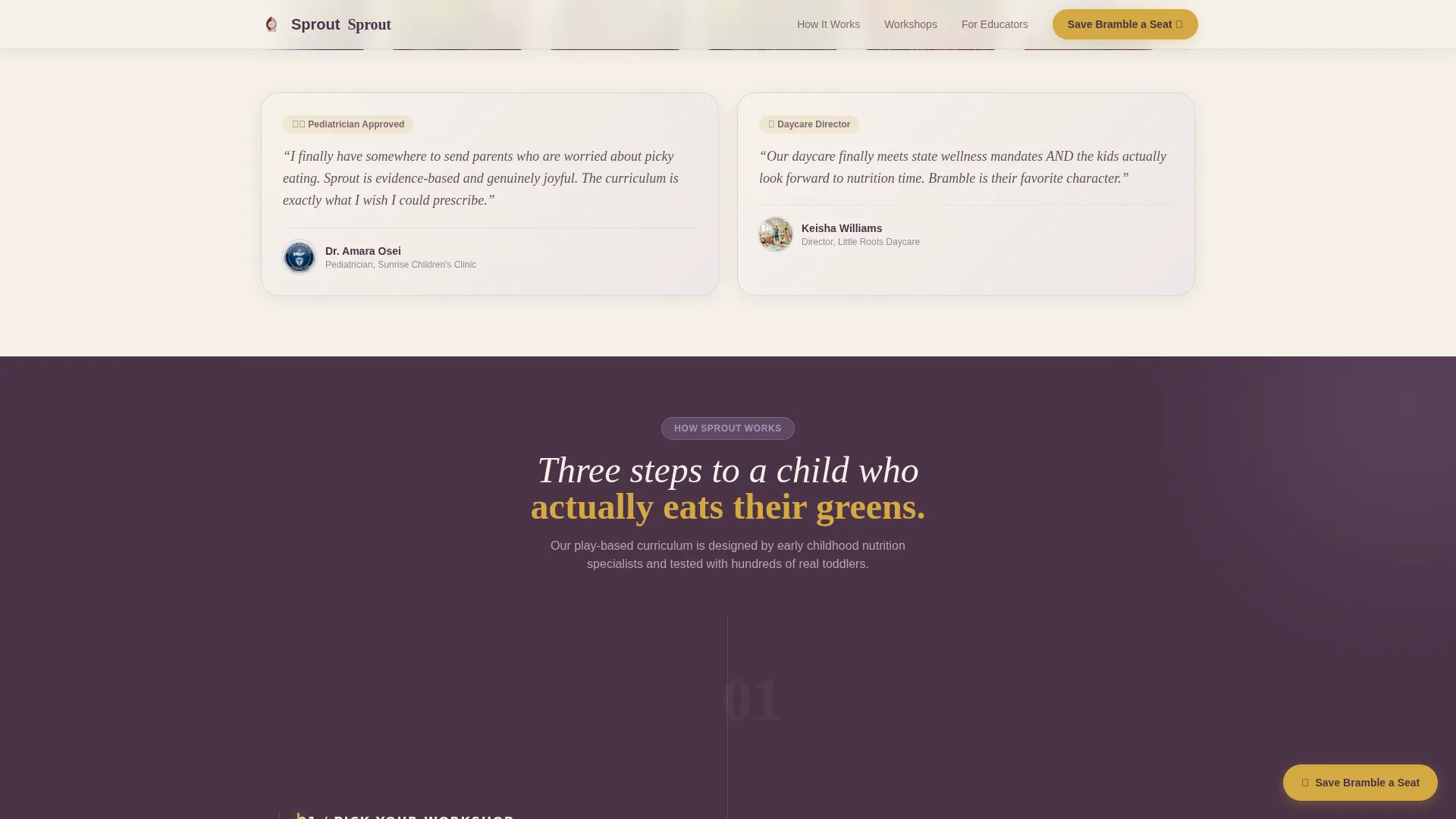 Preschool (3-5) Products & Professional Website Template