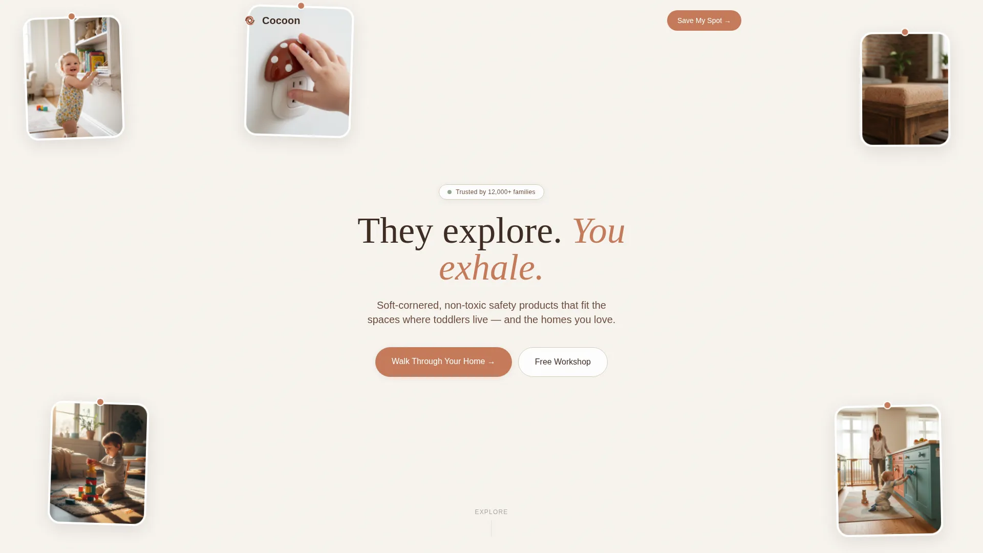 Preschool (3-5) Products & Directory Website Template