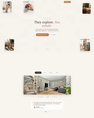 Preschool (3-5) Products & Directory Website Template