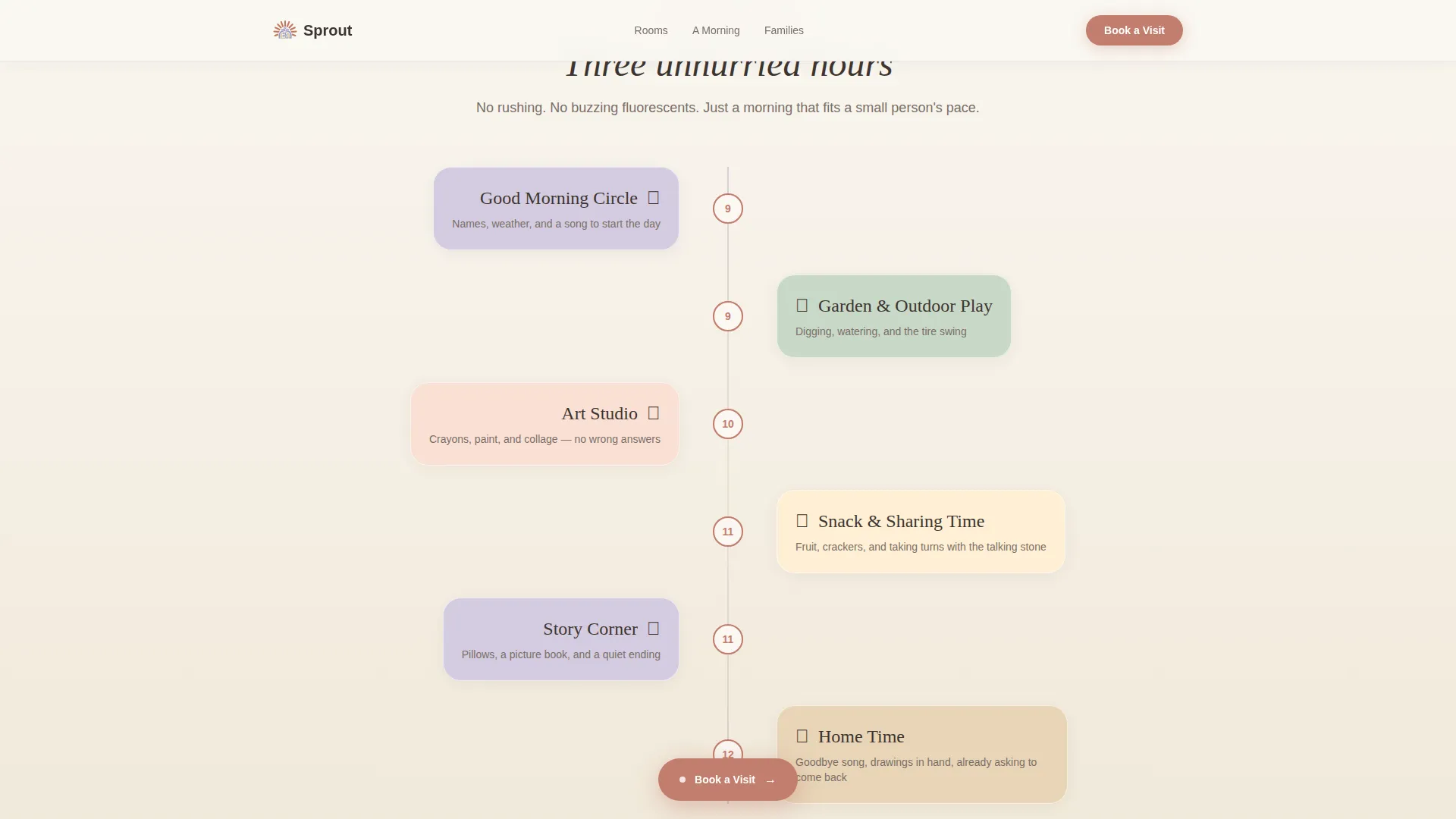 Preschool Landing Page Template for Early Childhood Programs