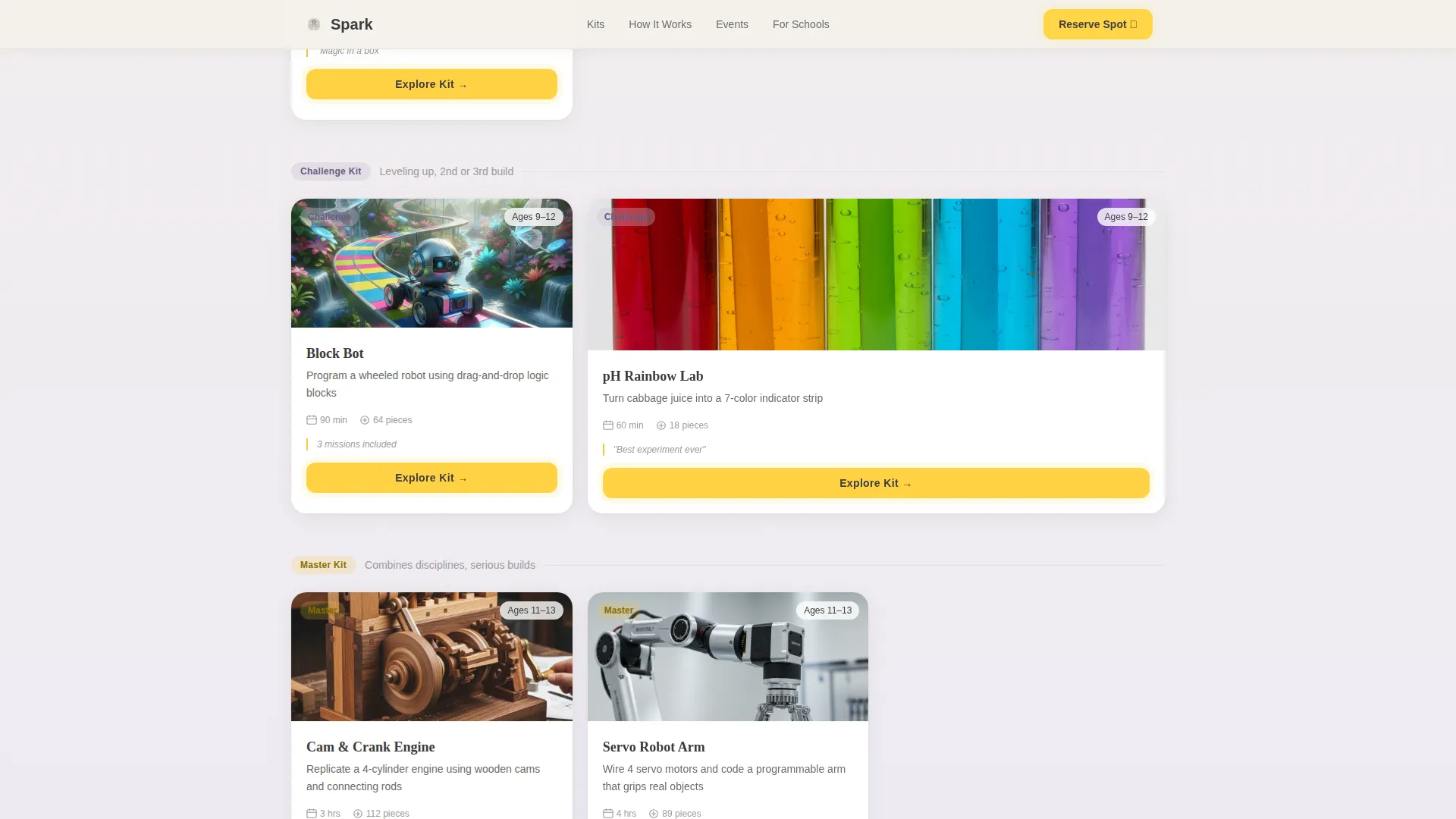 Toy & Baby Products Brand Education Website Template