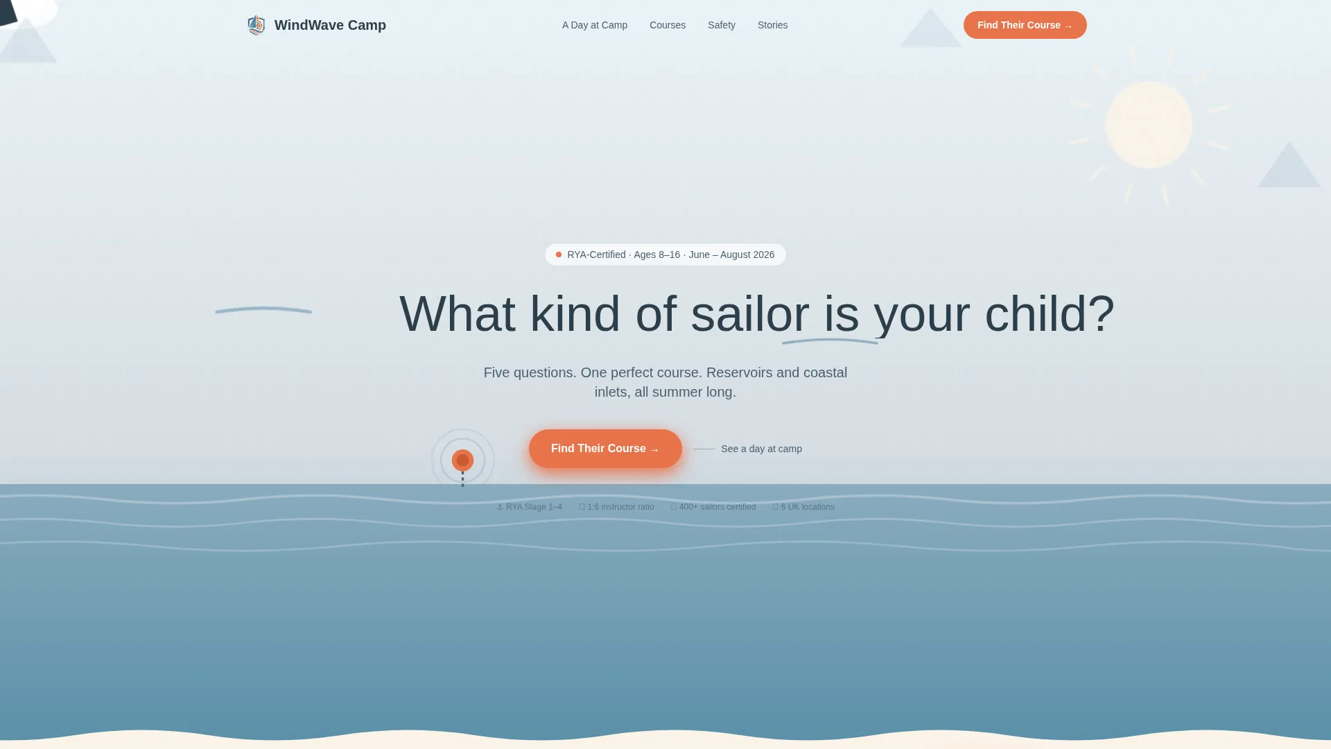 Summer Camp & Outdoor Program Advanced Professional Website Template