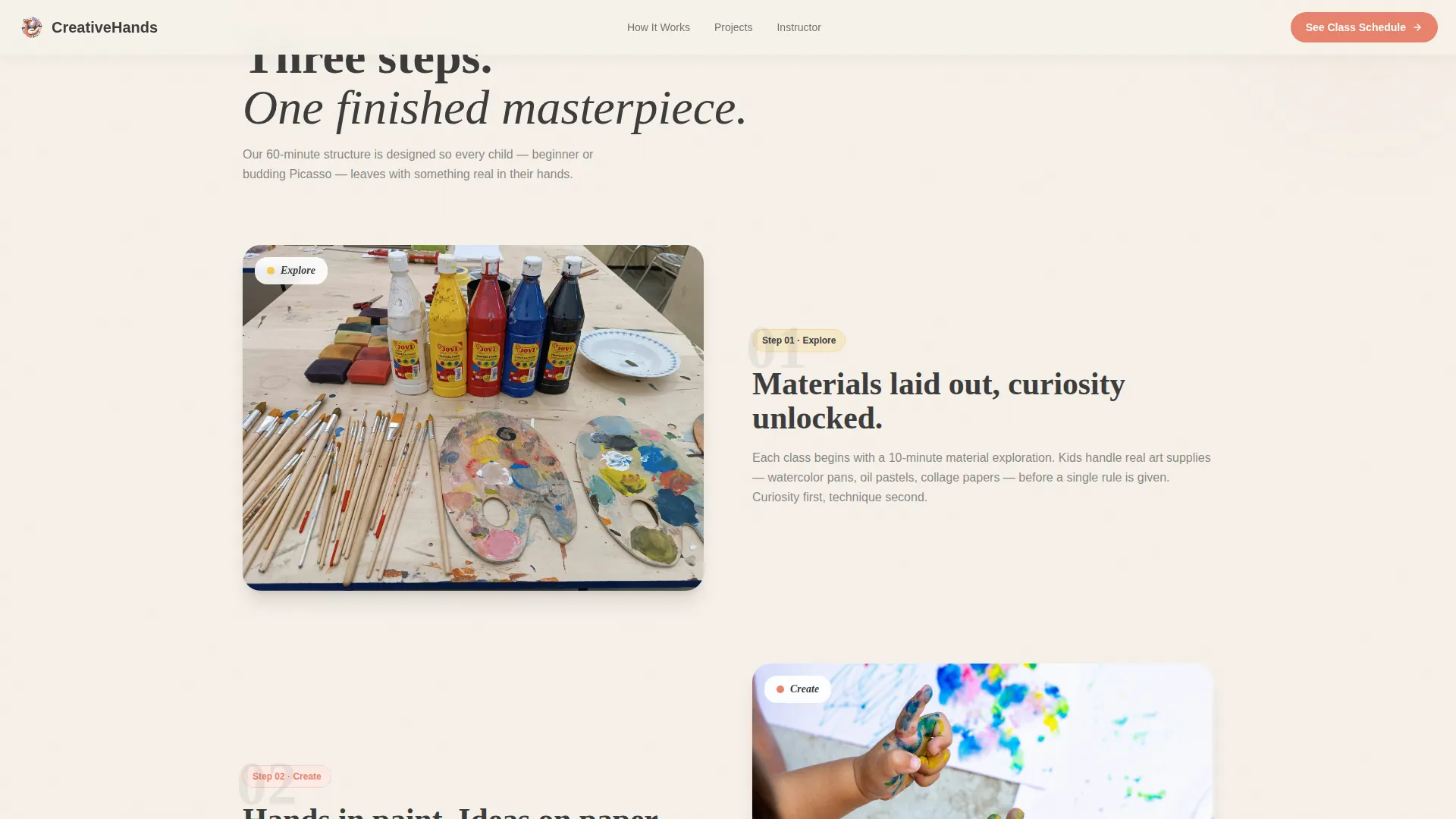 School Age (5-10) Products & Reviews Website Template