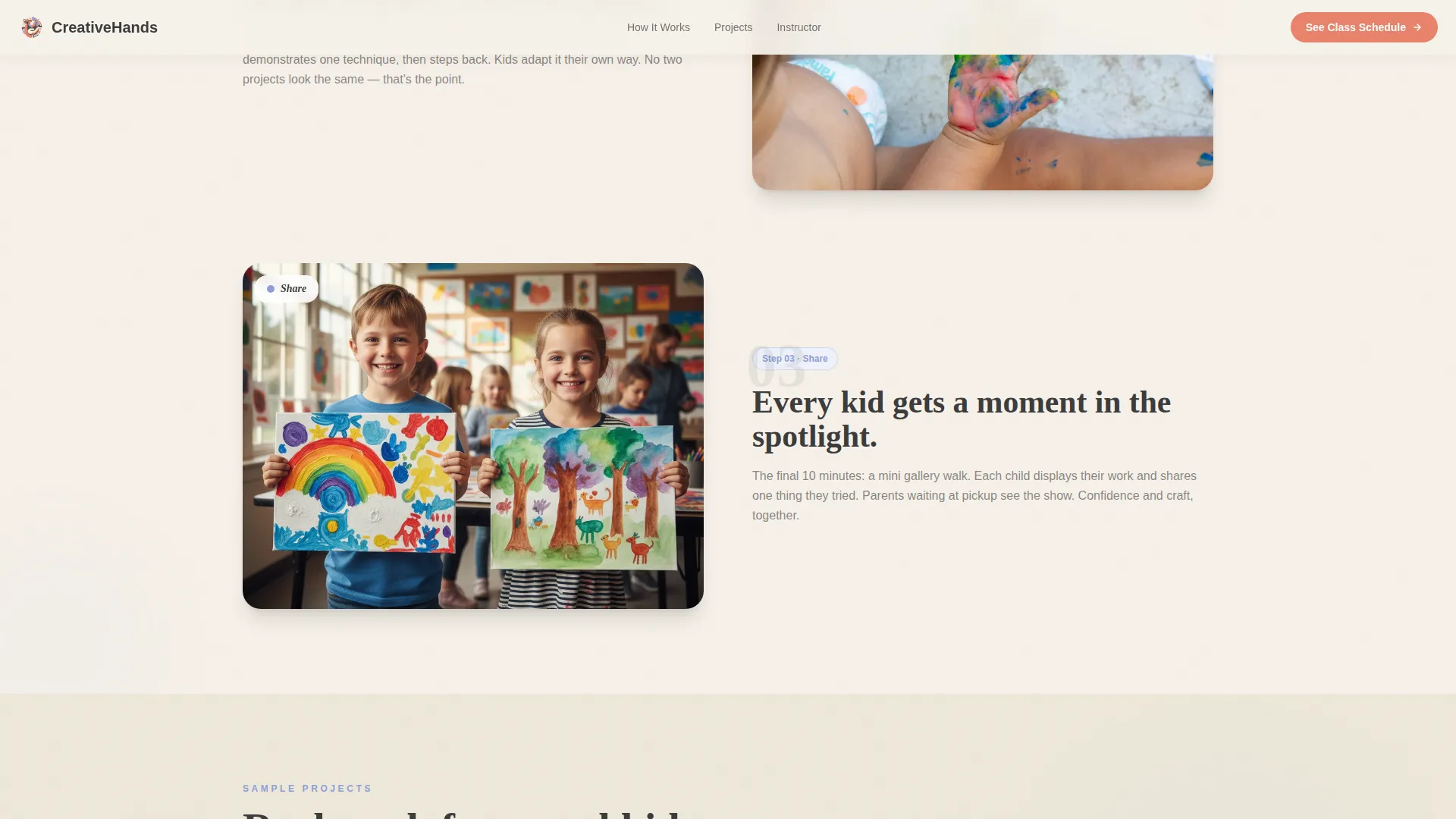 School Age (5-10) Products & Reviews Website Template