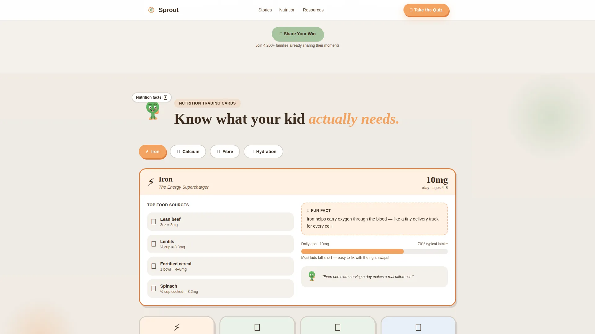 School Age (5-10) Products & Booking Website Template