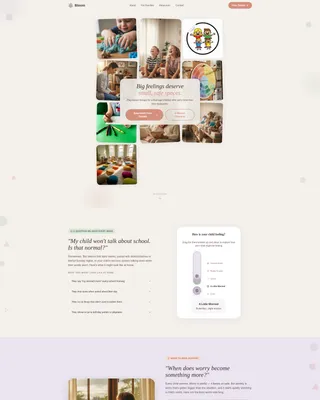 School Age (5-10) Products & Booking Website Template