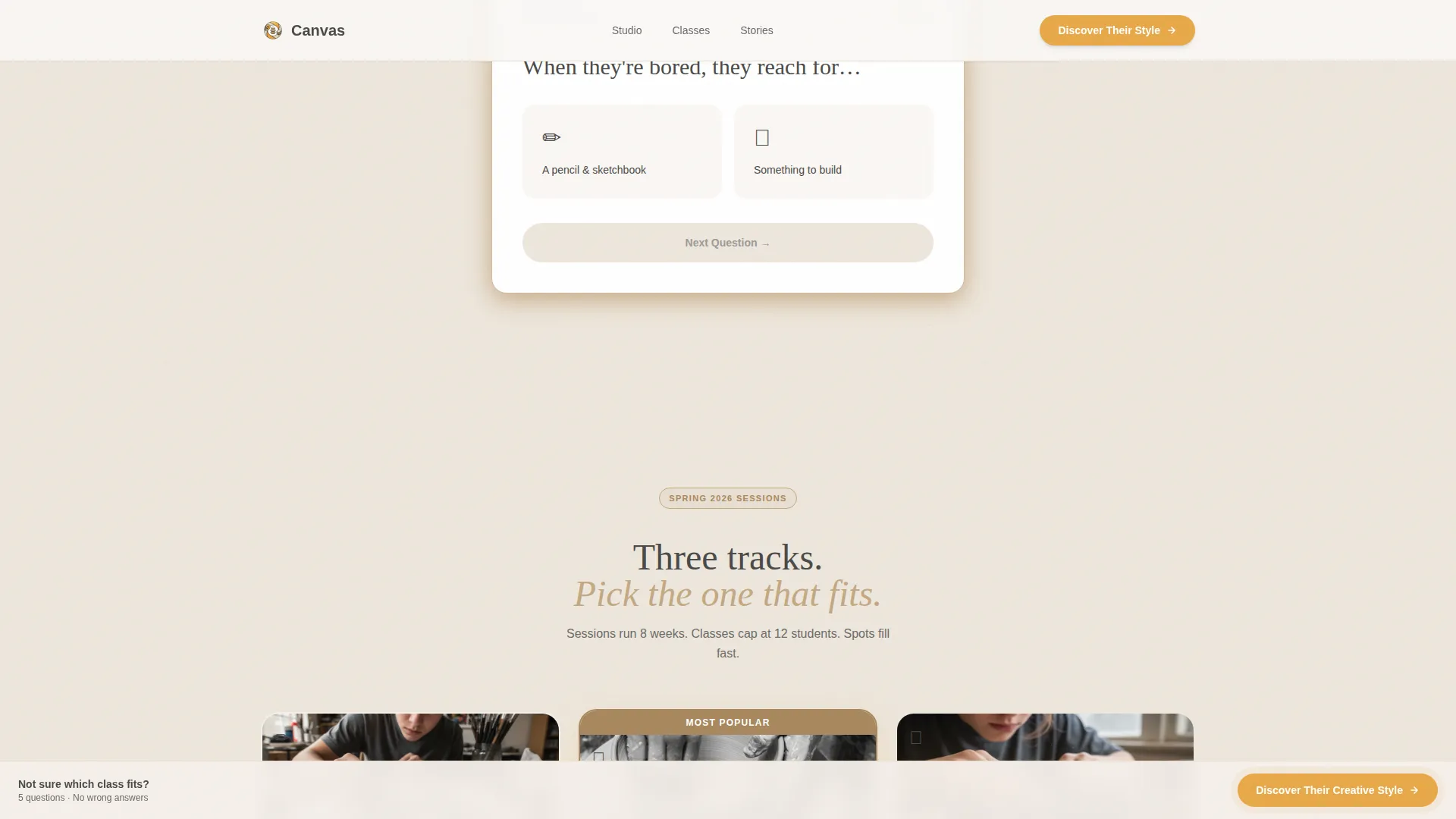 Teen (13-18) Products & Professional Website Template