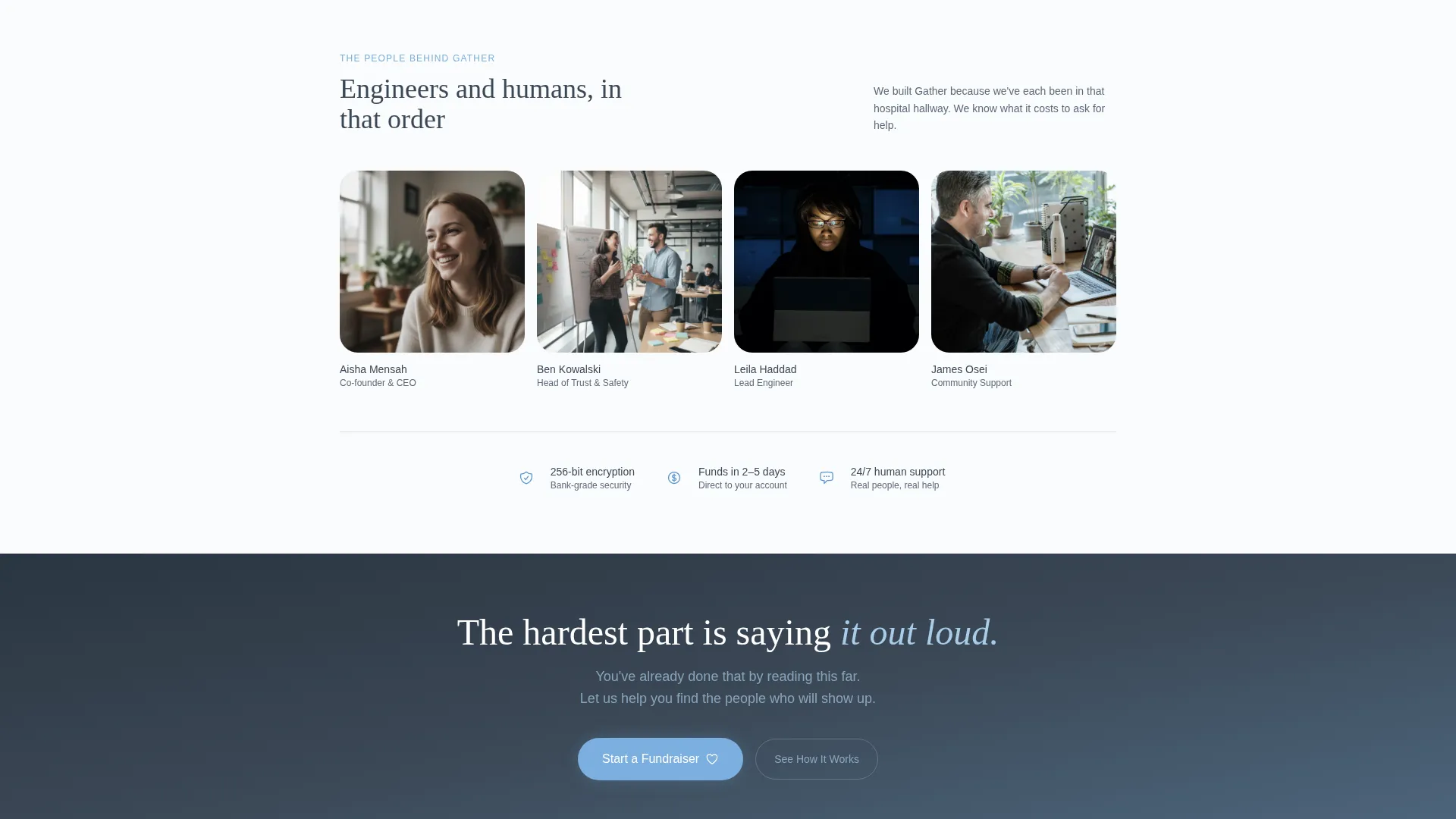 Compassionate Fundraising Landing Page Template