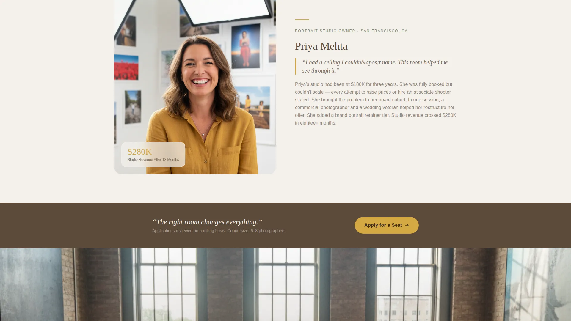 Photographers Peer Advisory Board Landing Page