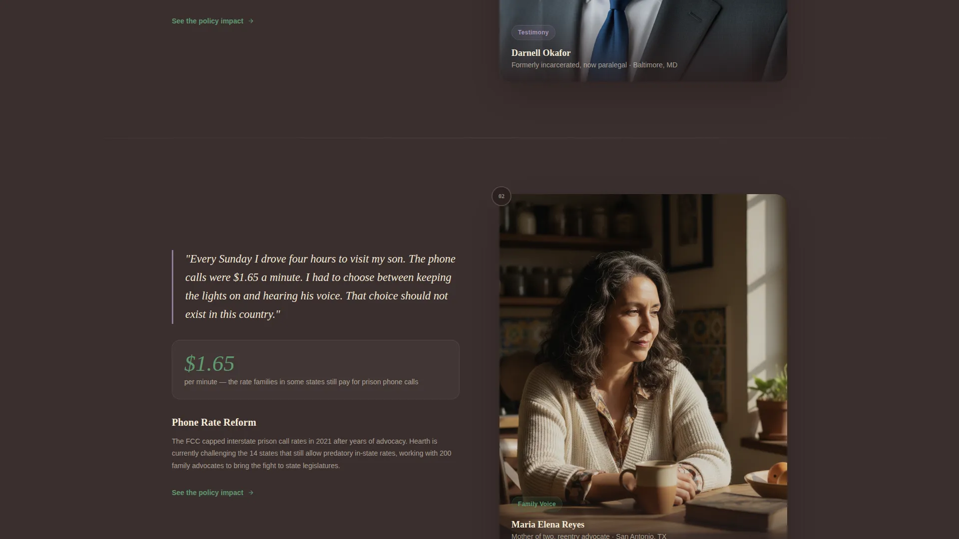 Prison Reform Advocacy Landing Page Template