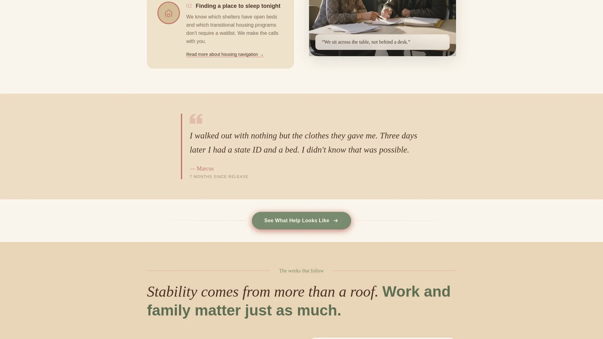 Nonprofit Landing Page Template | Desert Rose