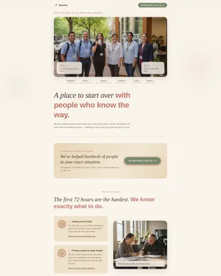 Nonprofit Landing Page Template | Desert Rose