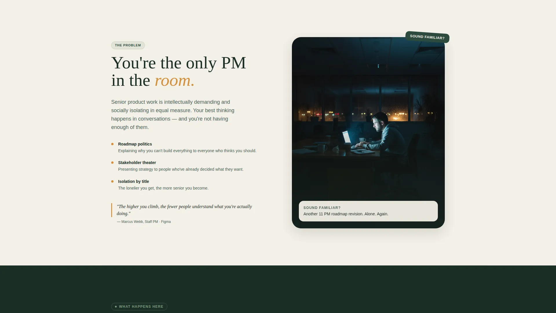PM Co-Working Community Landing Page Template