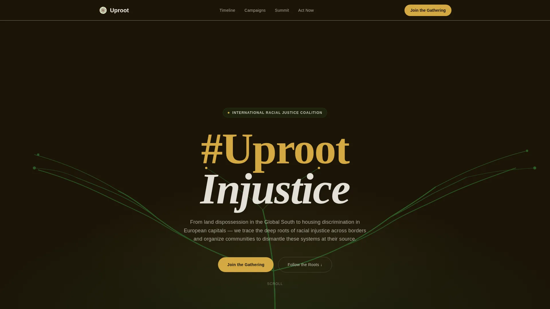 Racial Justice Nonprofit Privacy Policy & Terms Website Template
