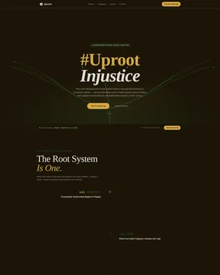 Racial Justice Nonprofit Privacy Policy & Terms Website Template