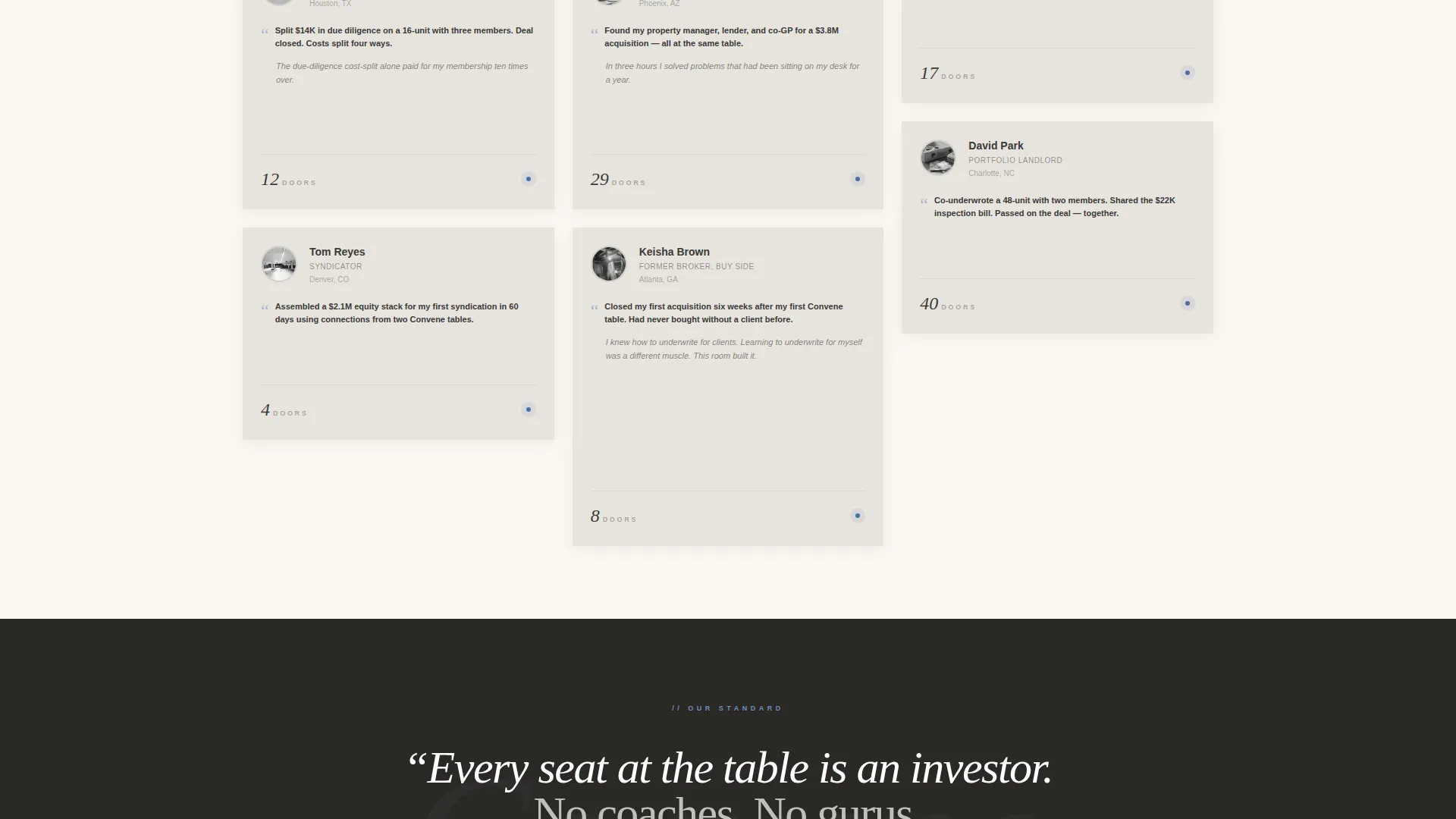Real Estate Investor Community Landing Page Template