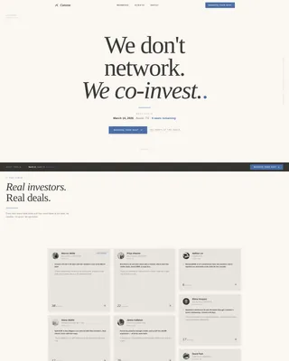 Real Estate Investor Community Landing Page Template