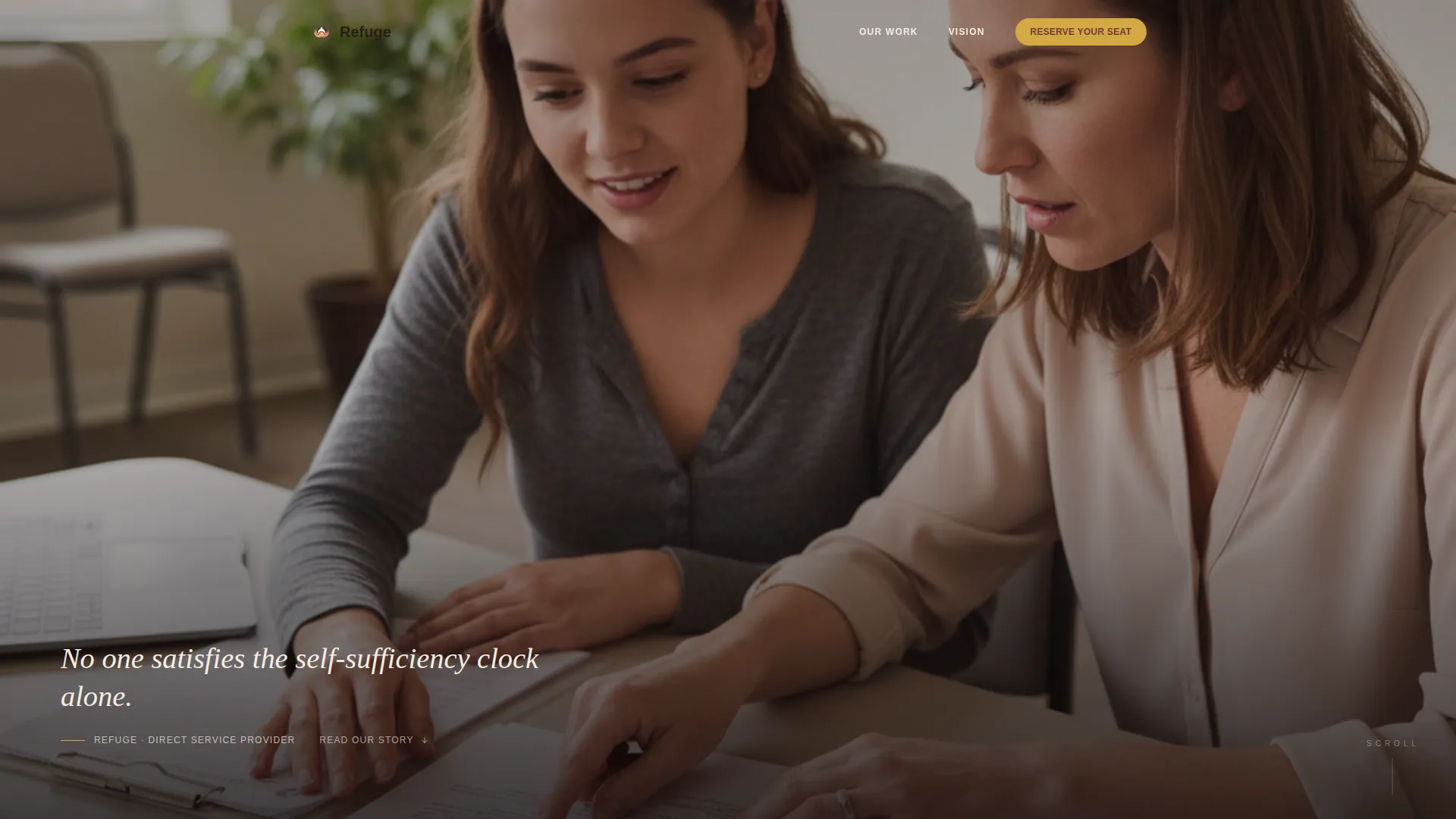 Nonprofit Migration Landing Page Template