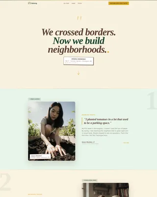 Immigrant & Refugee Support Portfolio & Case Study Website Template