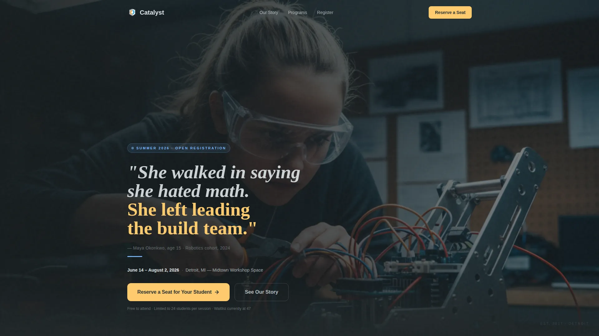 Education & Literacy Nonprofit Reviews Website Template