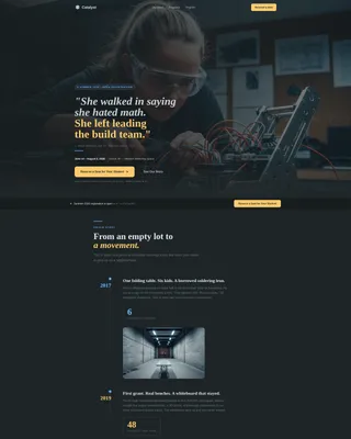 Education & Literacy Nonprofit Reviews Website Template