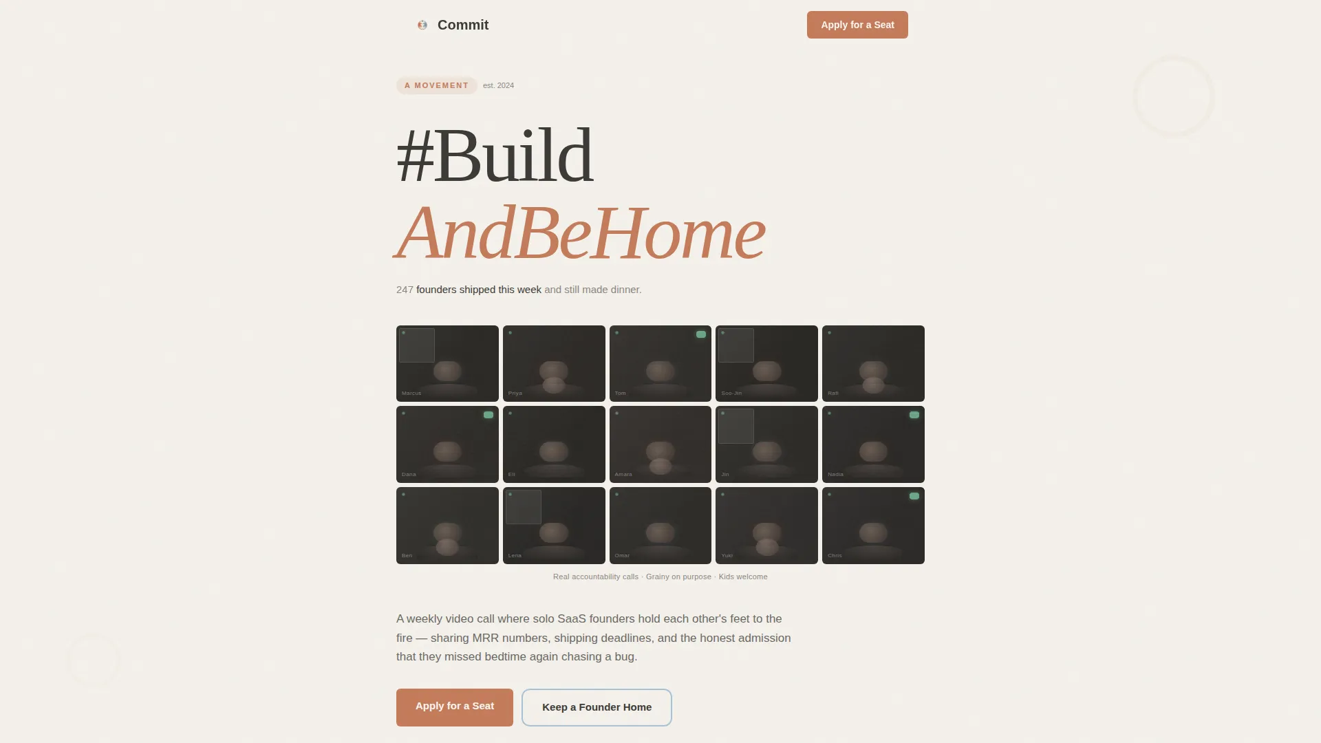 SaaS Builders Community Blog Website Template