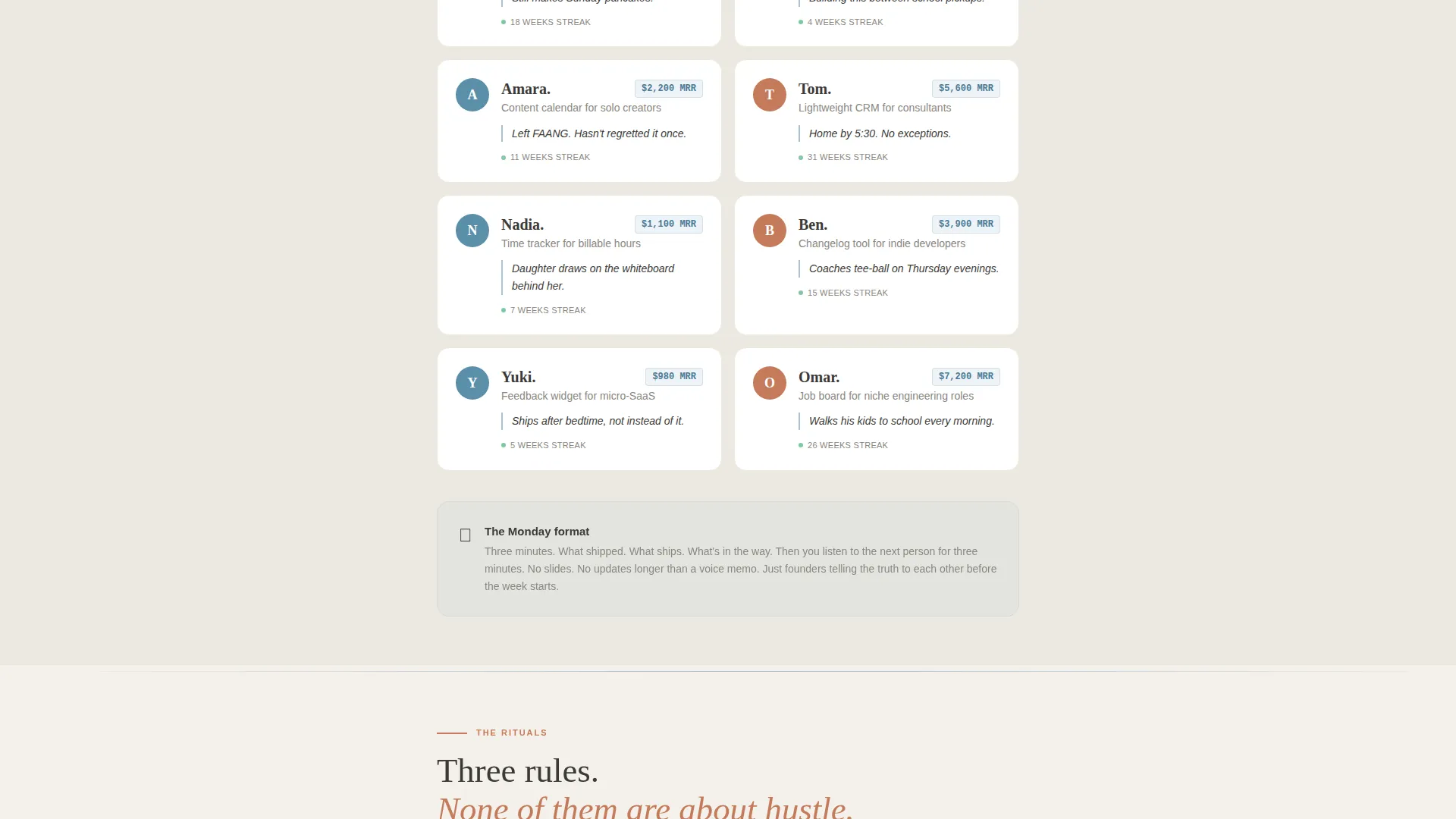 SaaS Builders Community Blog Website Template