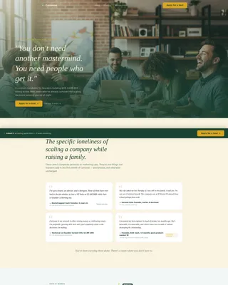 SaaS Builders Community Specialist Blog Website Template