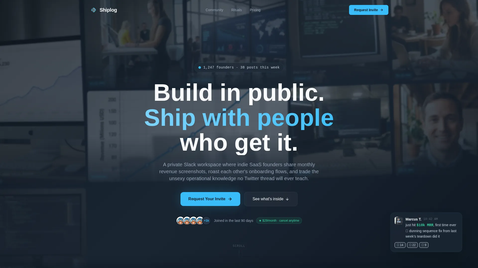 SaaS Builders Community Pricing Website Template