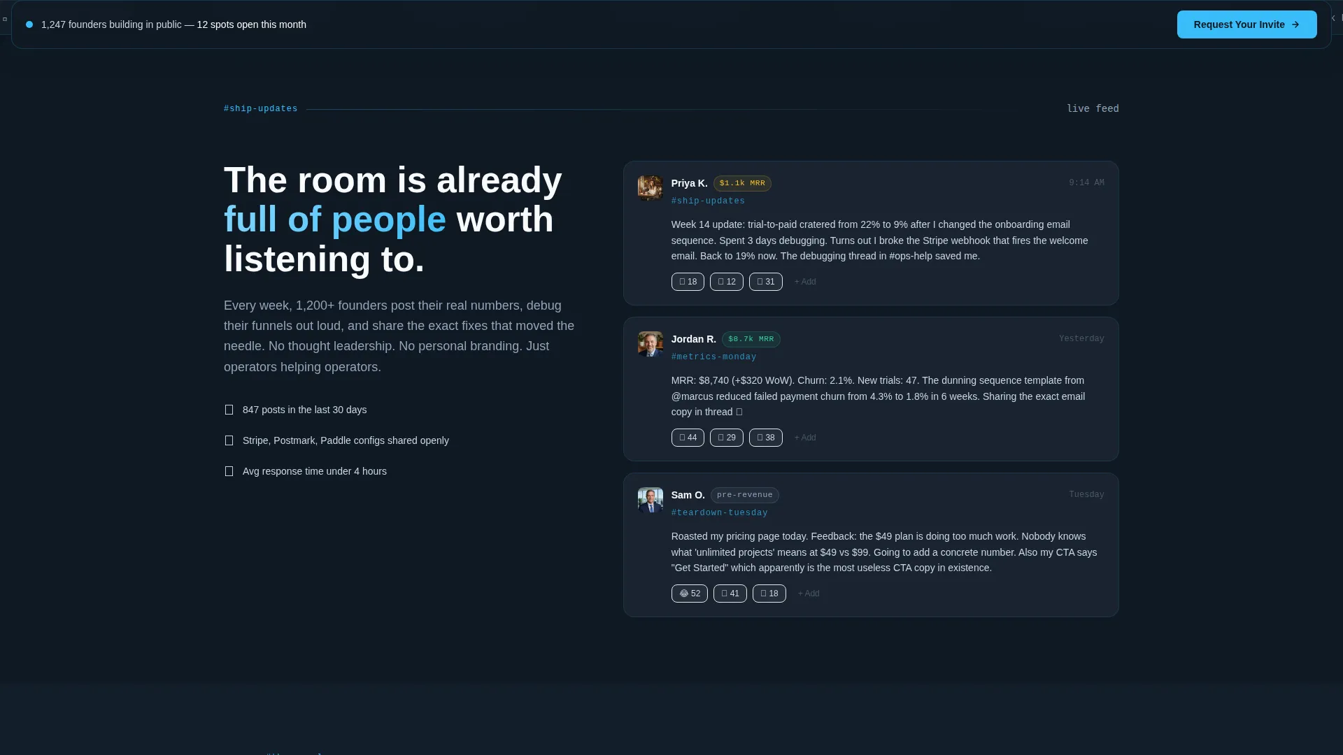 SaaS Builders Community Pricing Website Template