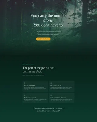 Sales Community Landing Page Template for Discord