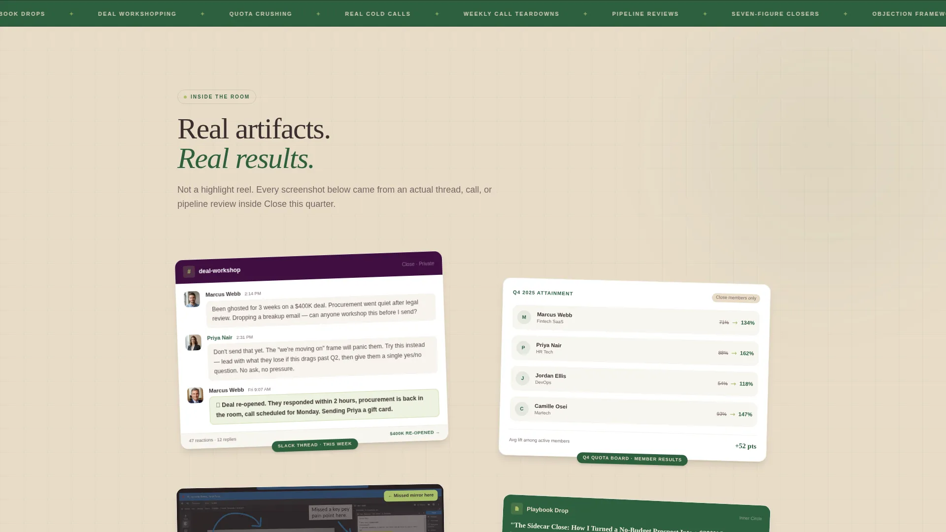 Sales Professionals Community Landing Page Template