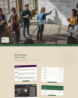 Sales Professionals Community Landing Page Template