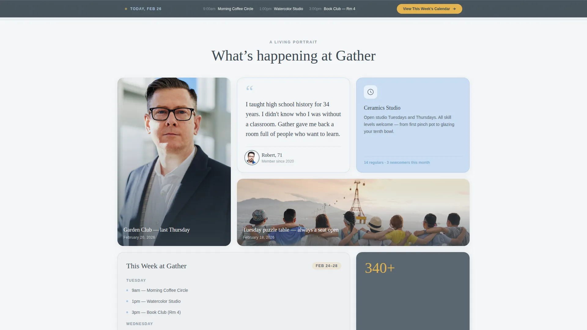 Senior & Elder Appointment Booking Website Template