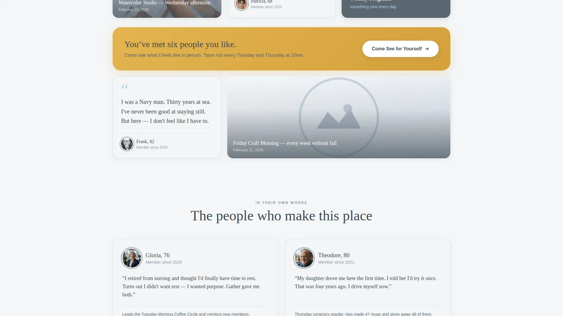 Senior & Elder Appointment Booking Website Template