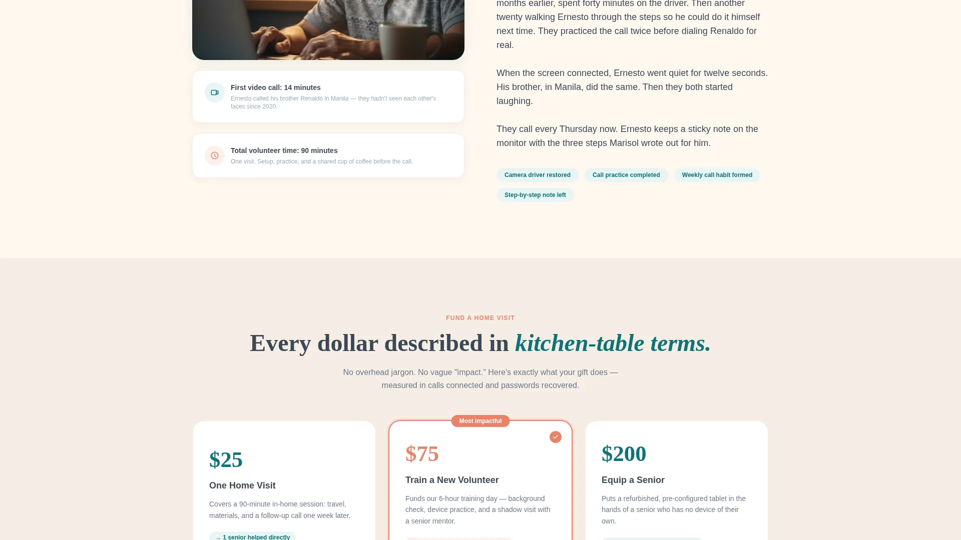 Senior & Elder Privacy Policy & Terms Website Template