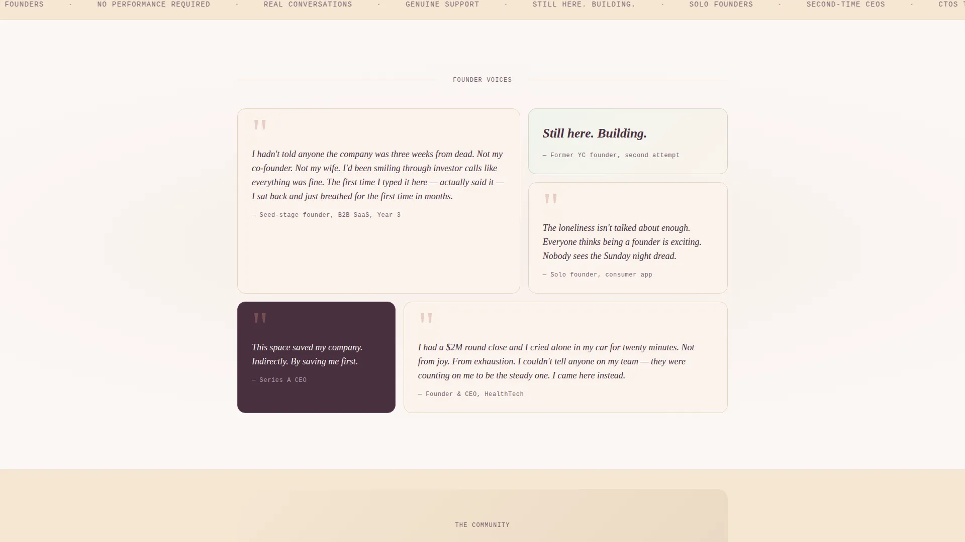 Healing Community Landing Page Template