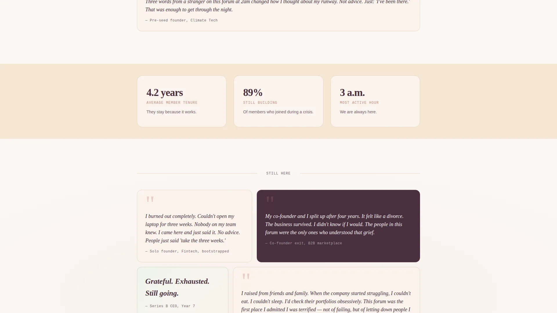 Healing Community Landing Page Template