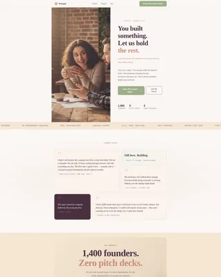 Healing Community Landing Page Template