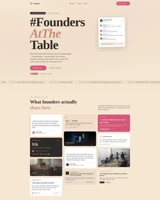 Startup Community Landing Page Template