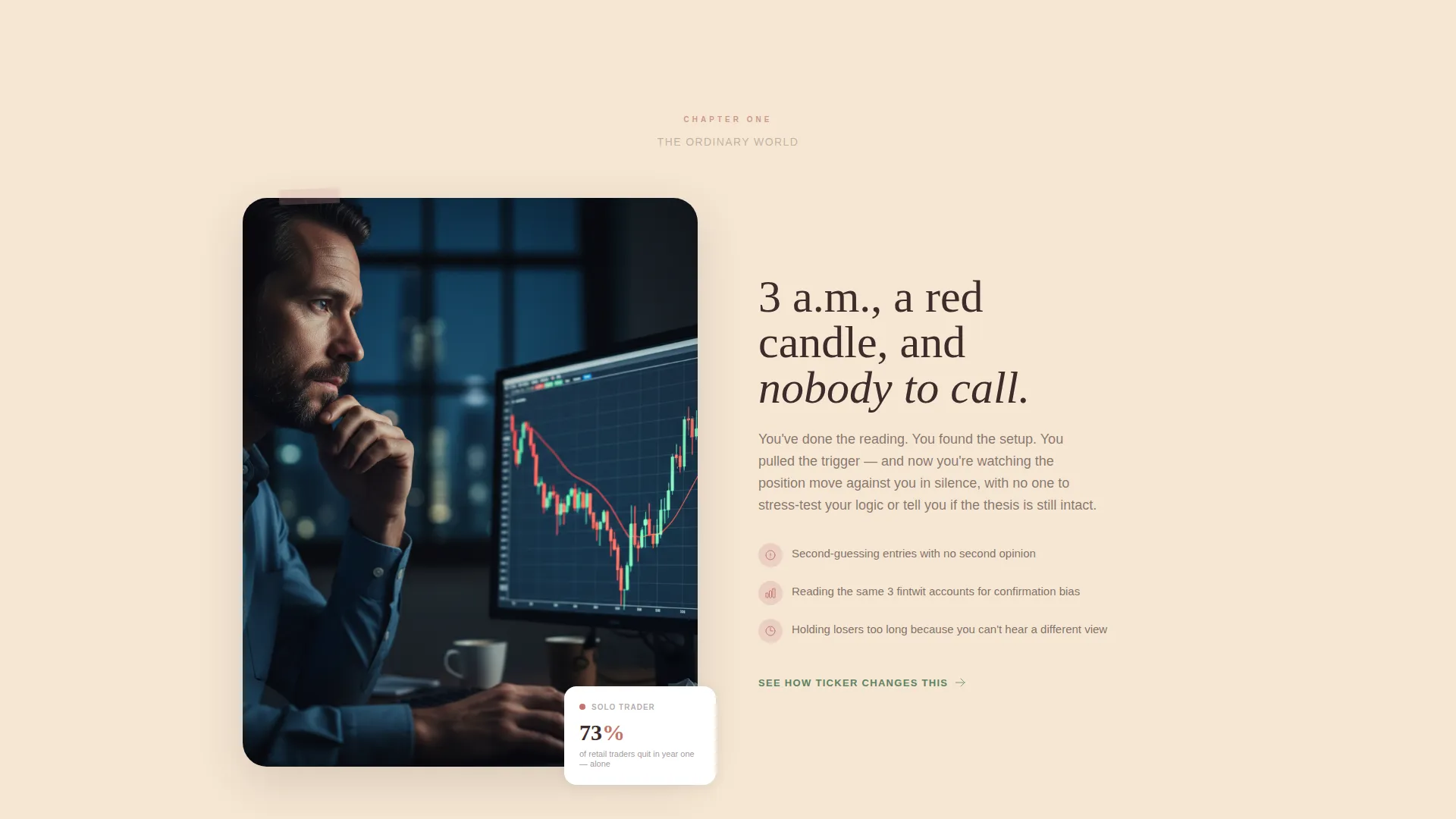 Stock Traders Forum Landing Page Template