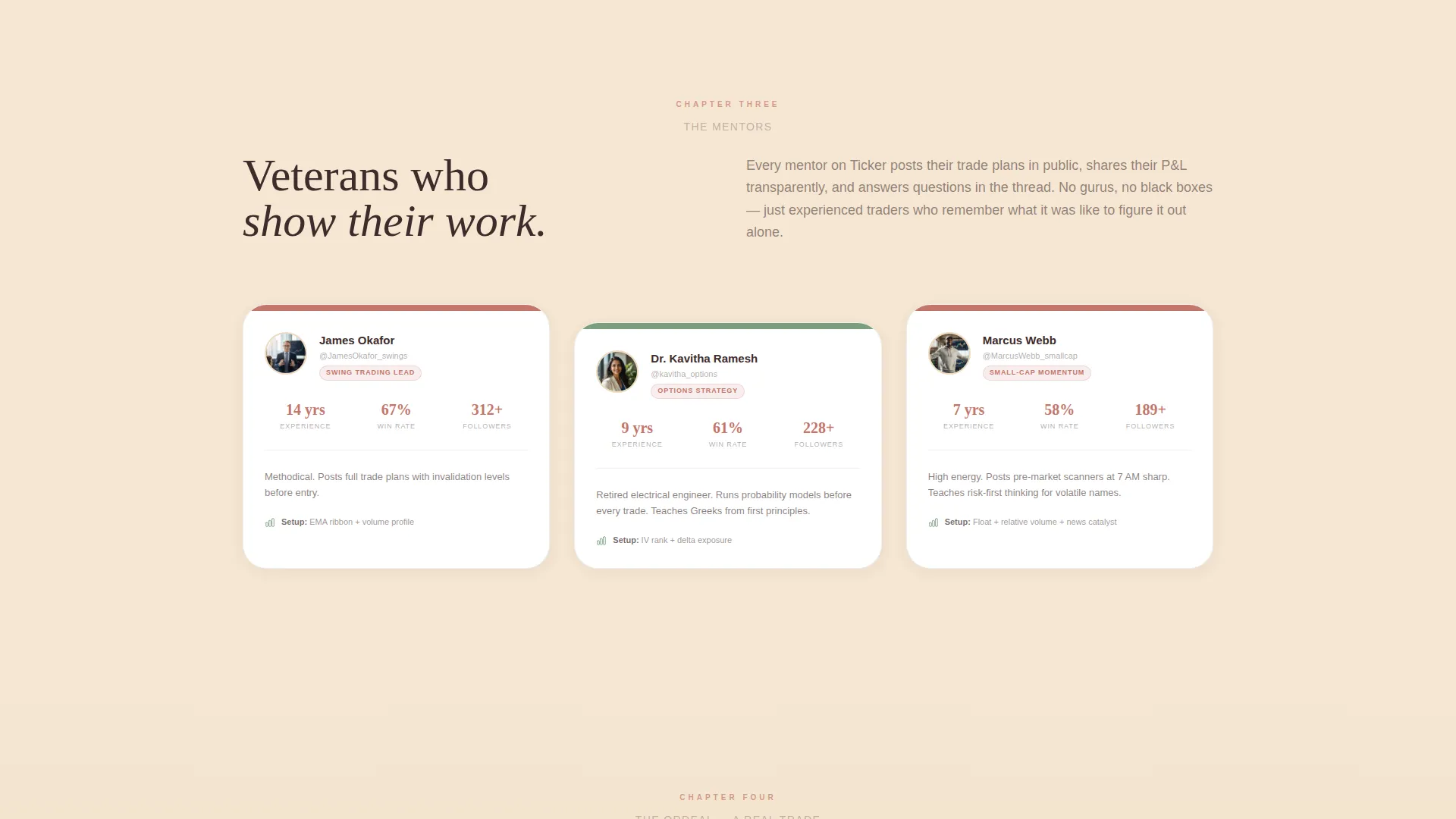 Stock Traders Forum Landing Page Template
