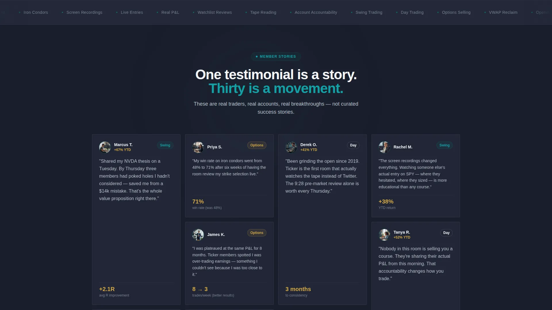 Stock Traders Mastermind Landing Page Template