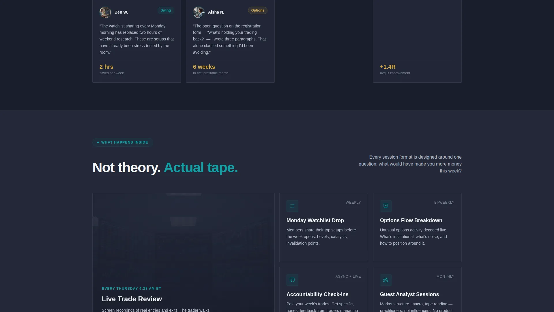 Stock Traders Mastermind Landing Page Template